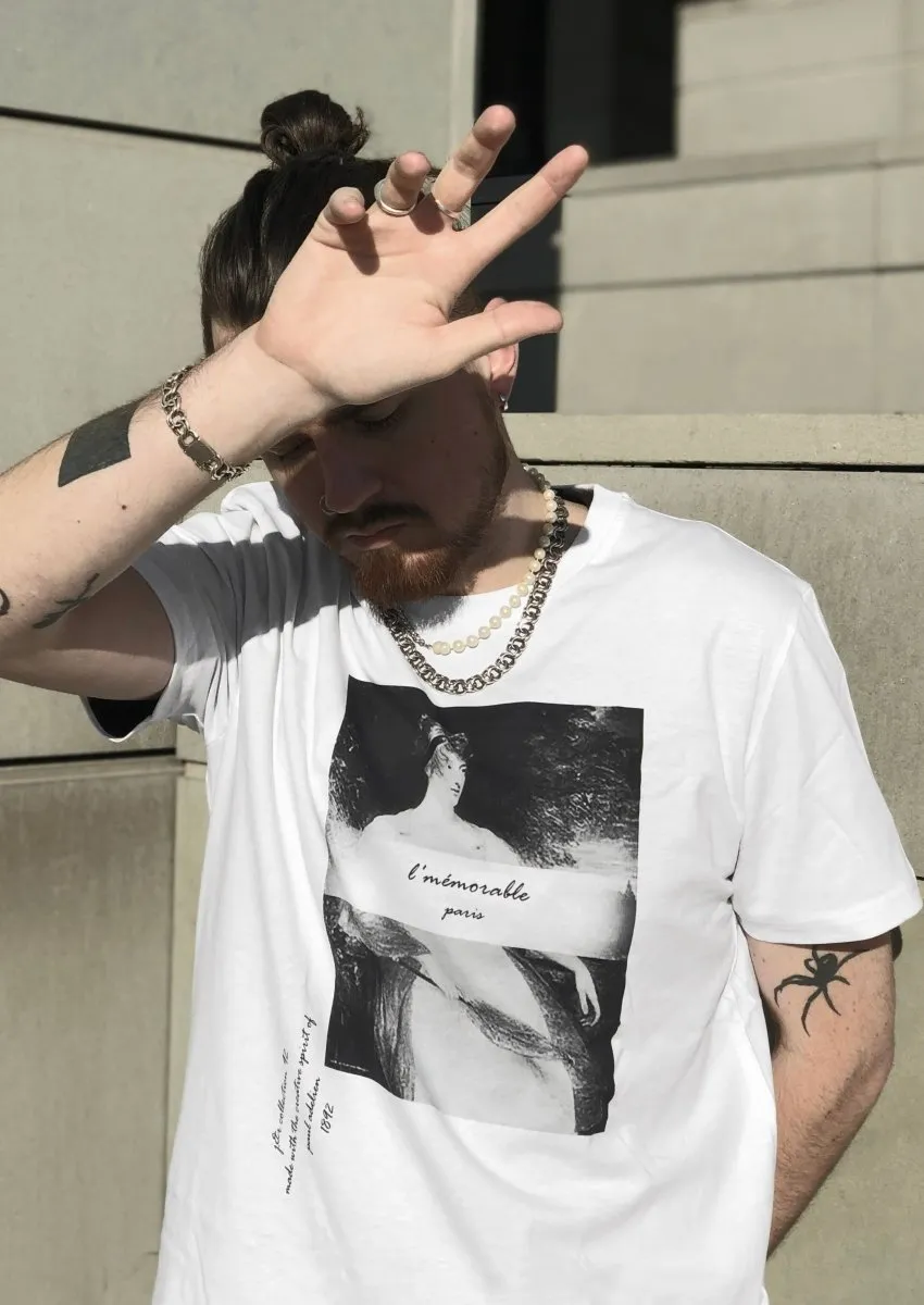 l'Mémorable Unisex Shirt in White