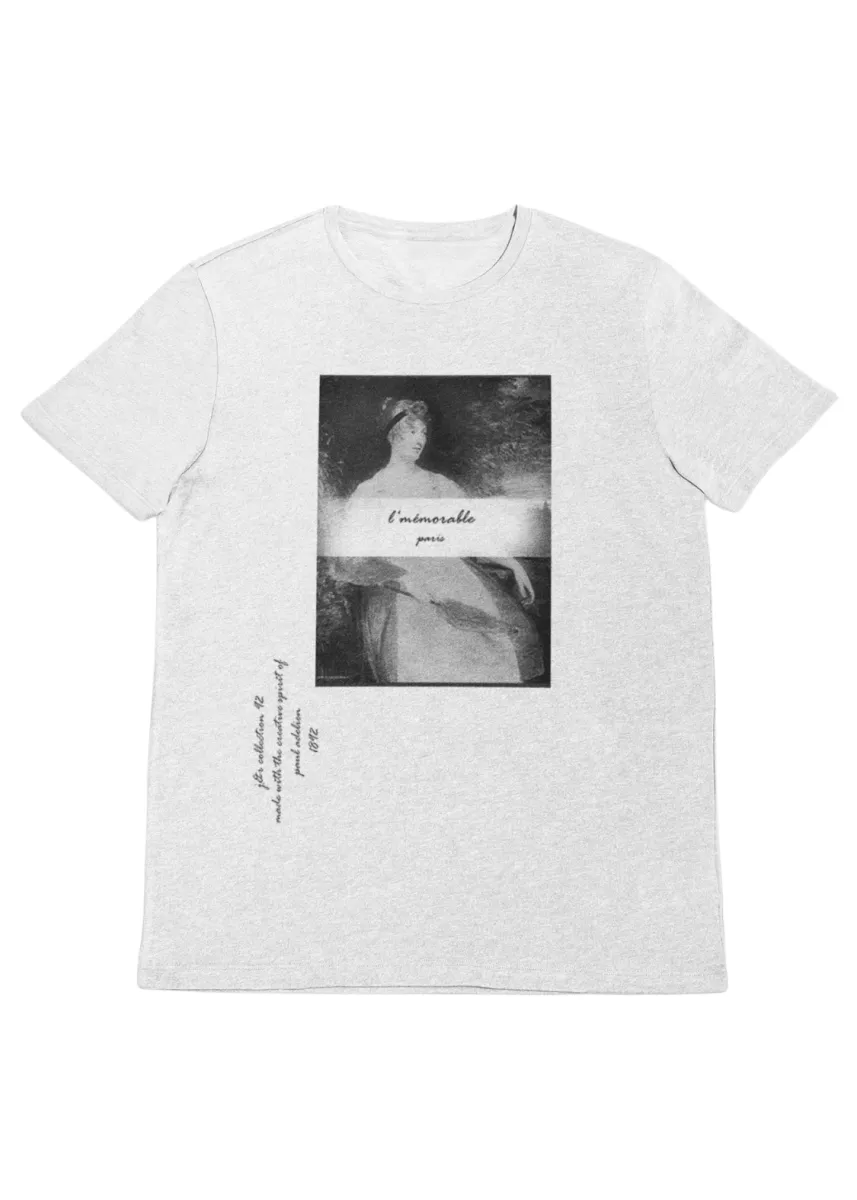 l'Mémorable Unisex Shirt in White
