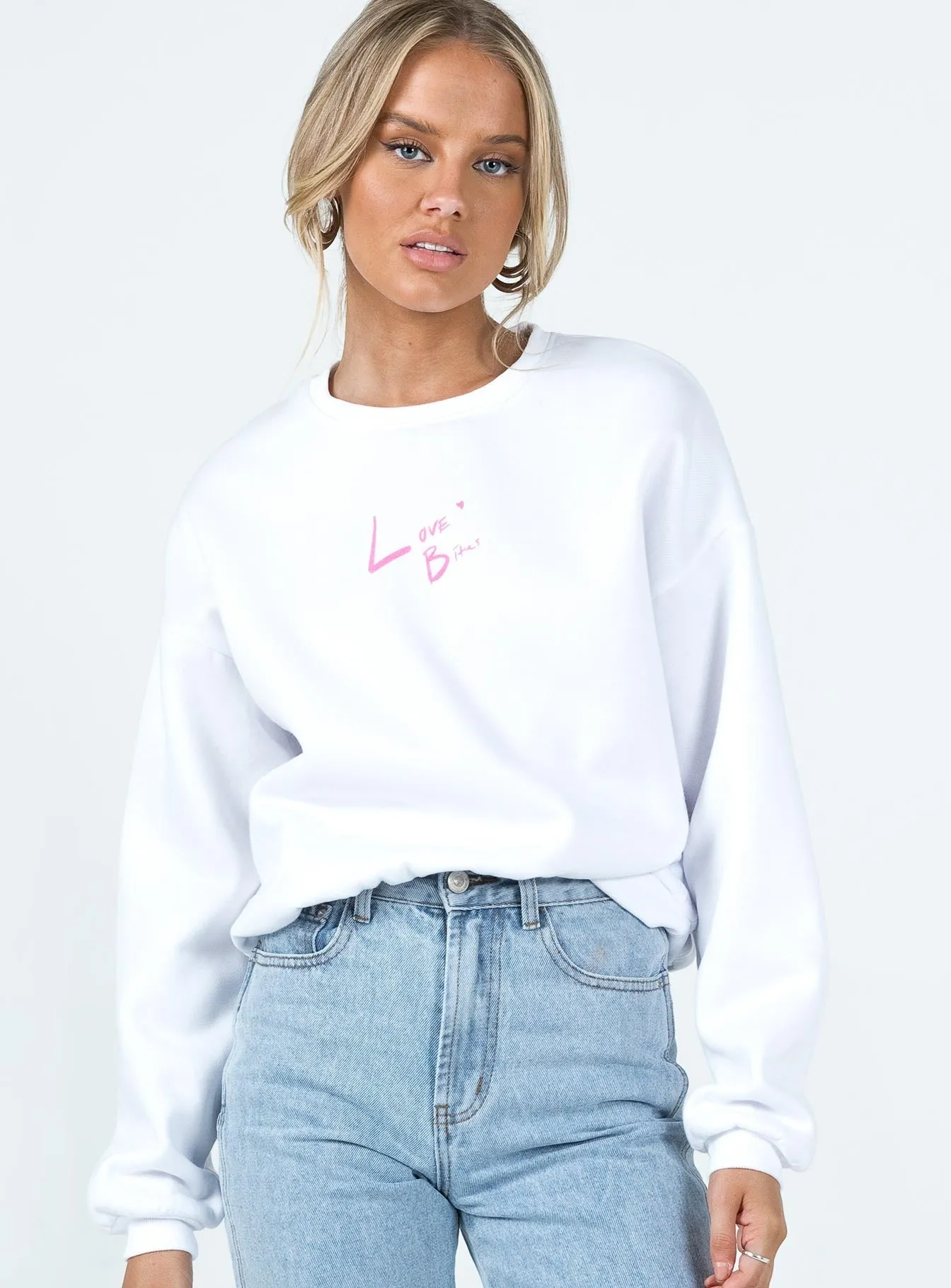 Love Bites Sweatshirt White