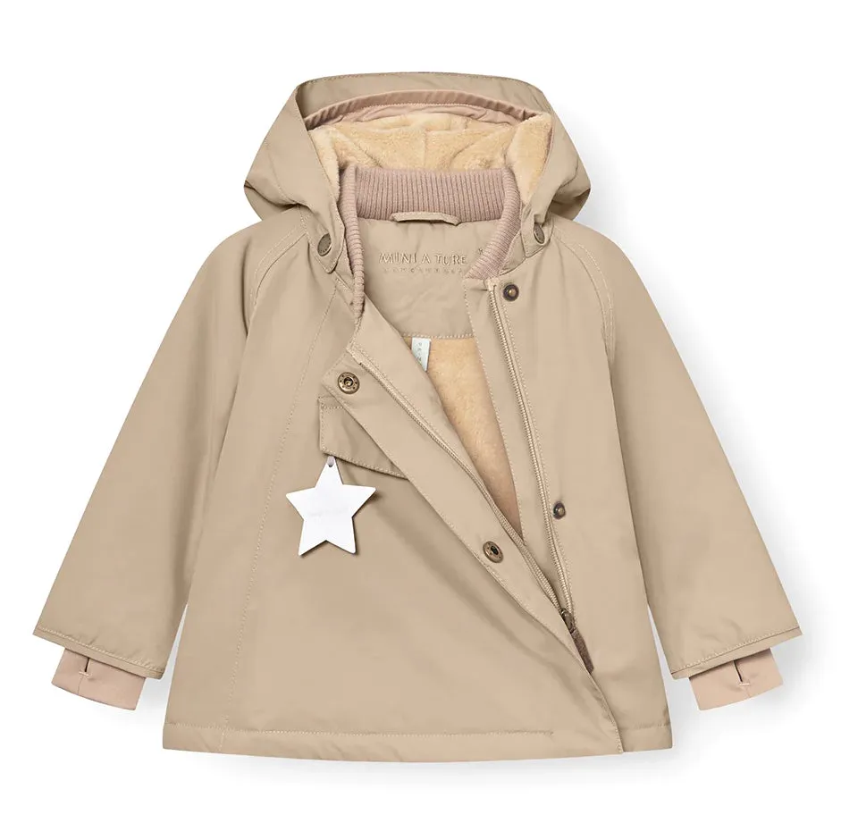 MINI A TURE MATWANG Fleece Lined Winter Jacket - Savannah Tan