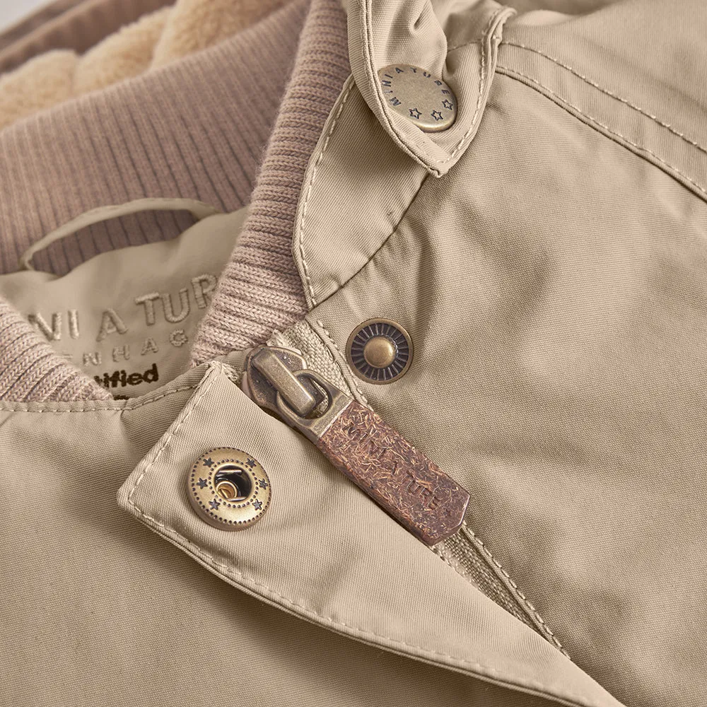 MINI A TURE MATWANG Fleece Lined Winter Jacket - Savannah Tan