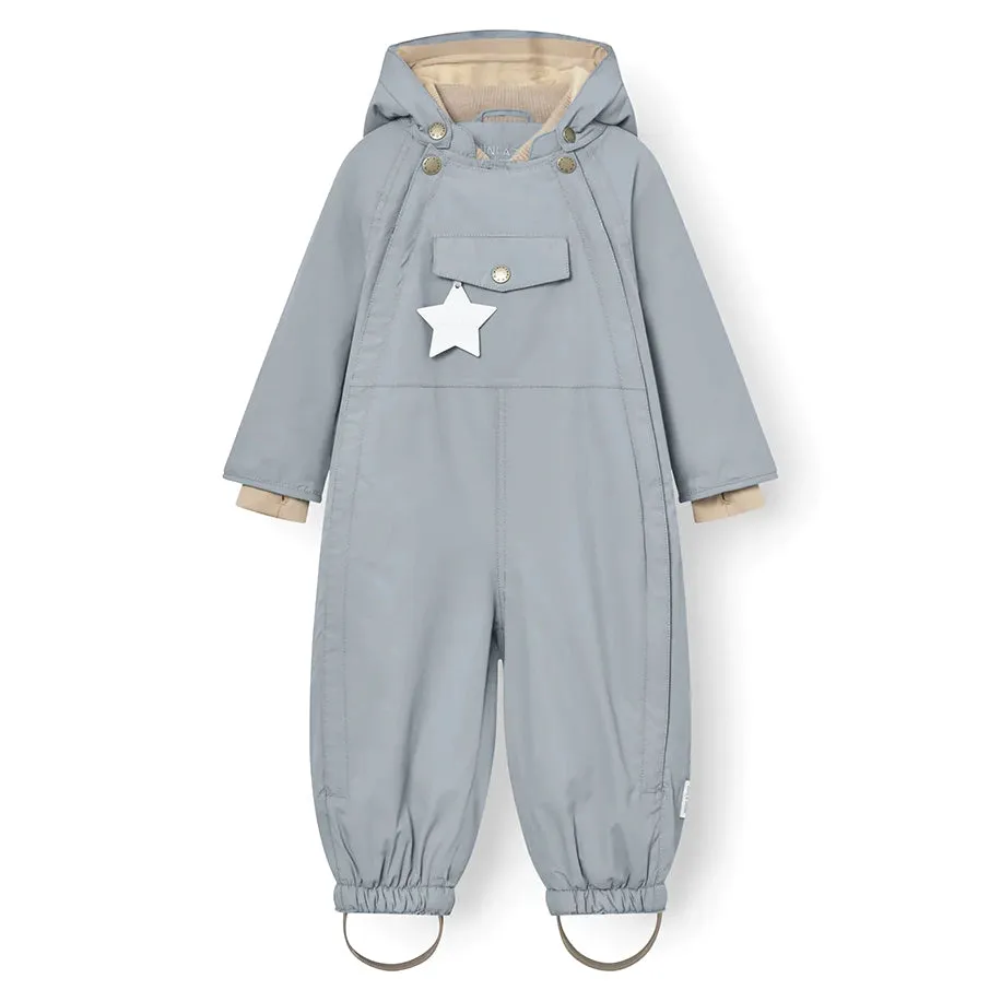 MINI A TURE MATWISTI Fleece Lined Snowsuit - Citadel Blue