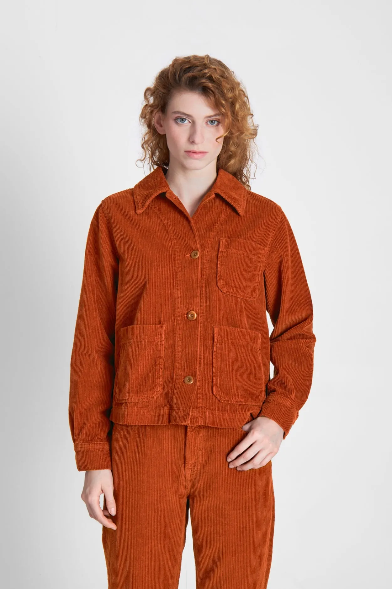 Navarre Corduroy Jacket | Pottery Clay