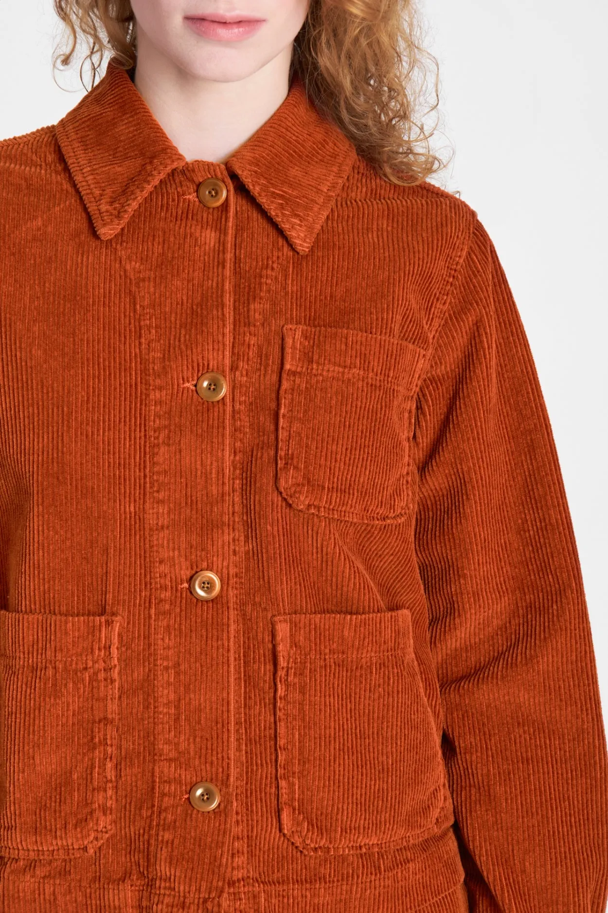 Navarre Corduroy Jacket | Pottery Clay