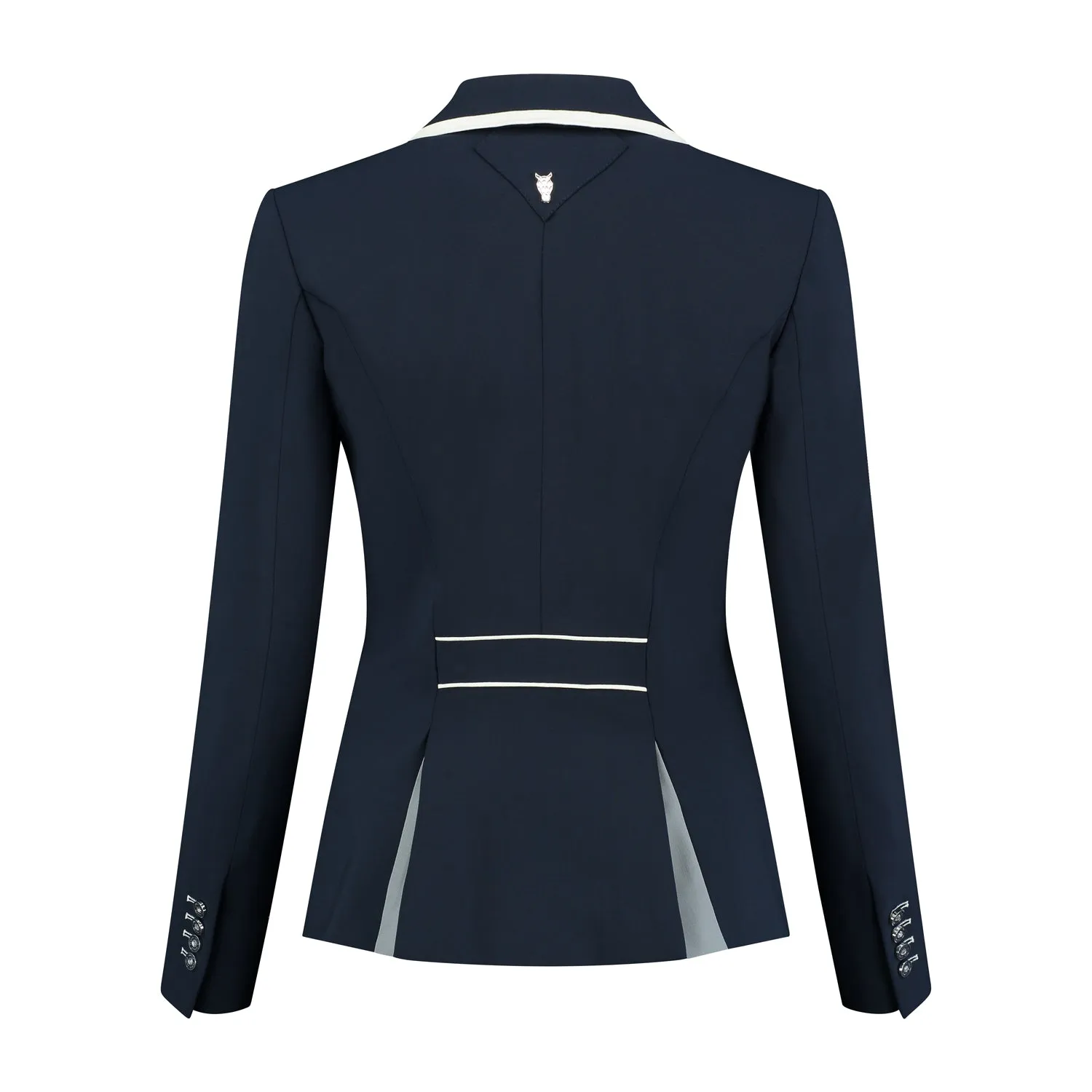 Navy competition jacket - white piping