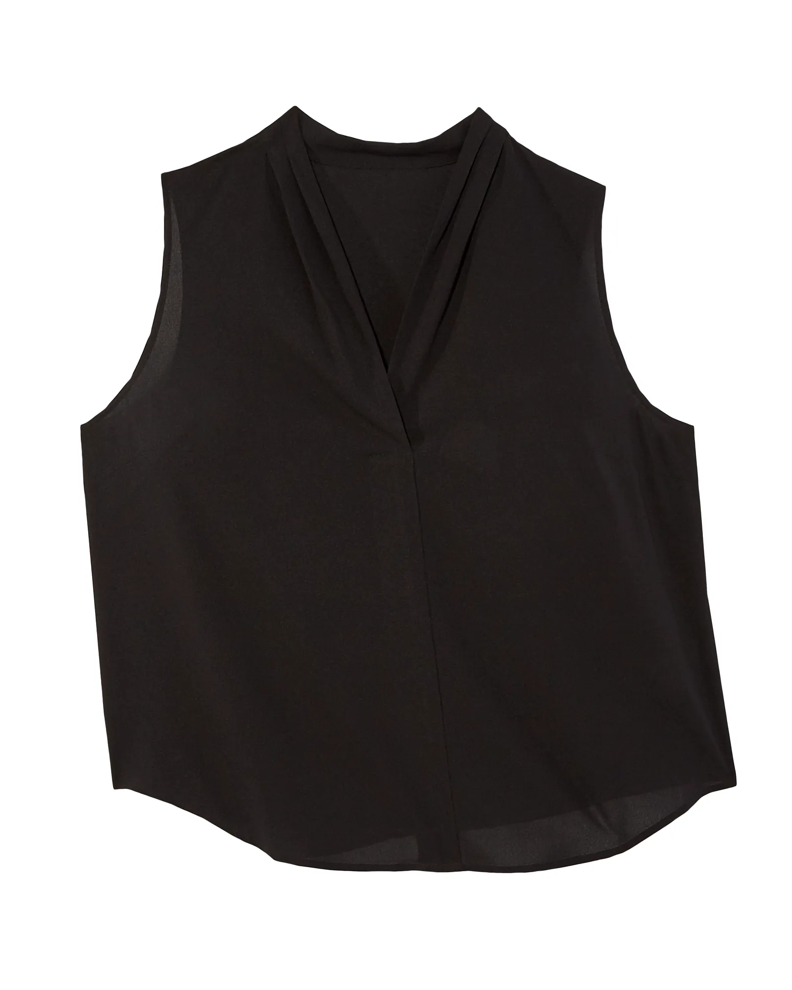 Peggy Classic V-Neck Tank | Black