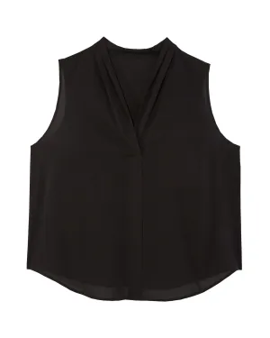 Peggy Classic V-Neck Tank | Black