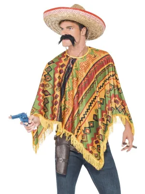 Poncho with Moustache
