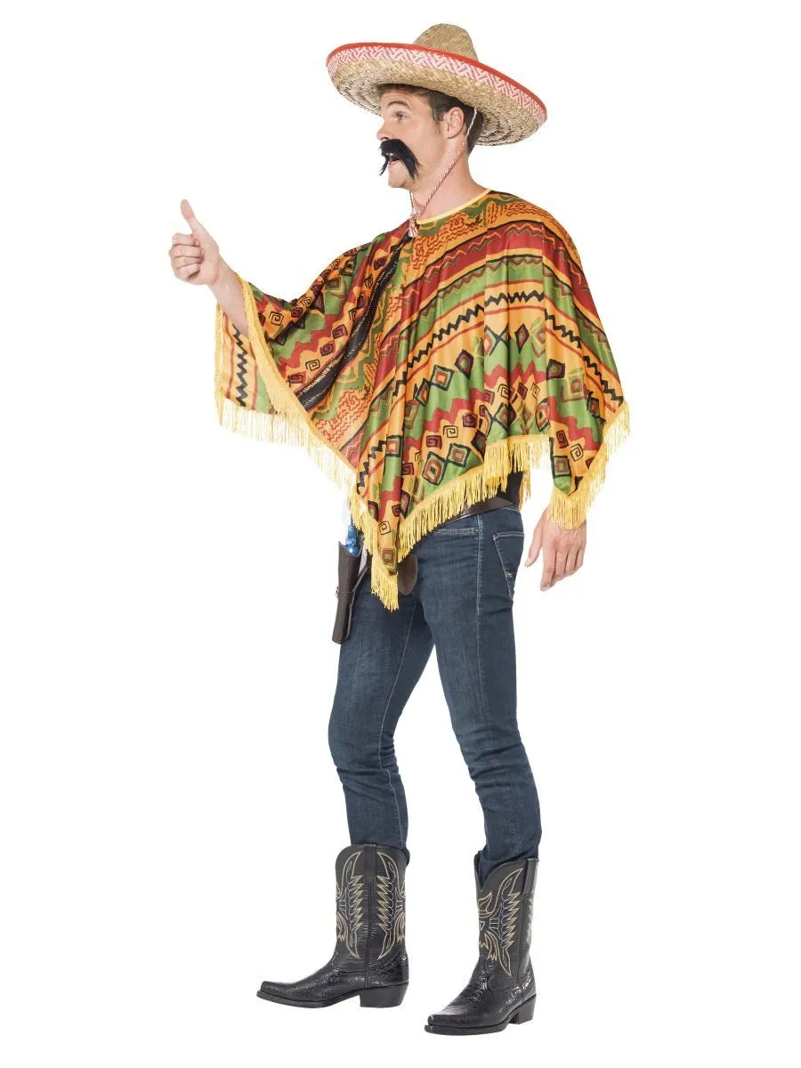 Poncho with Moustache