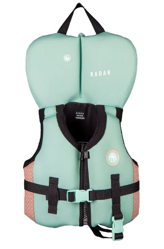 Radar Girl's - Infant/Toddler CGA Life Vest - Mint/Bubble Gum
