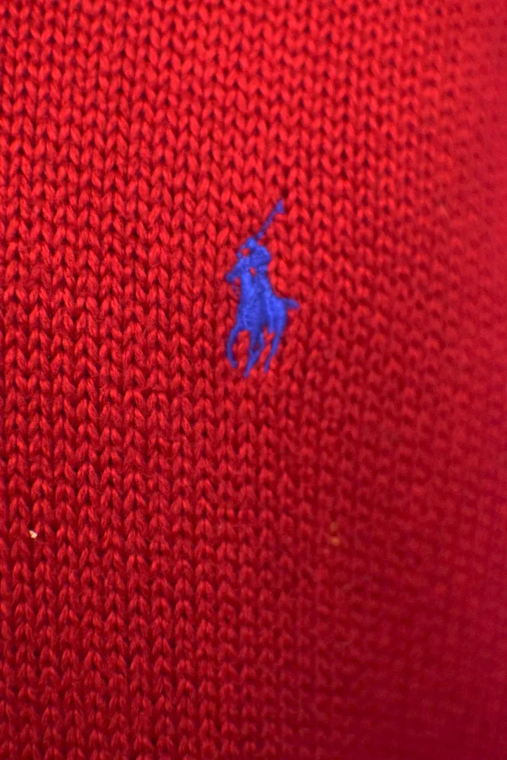 Red Ralph Lauren Knitted Jumper