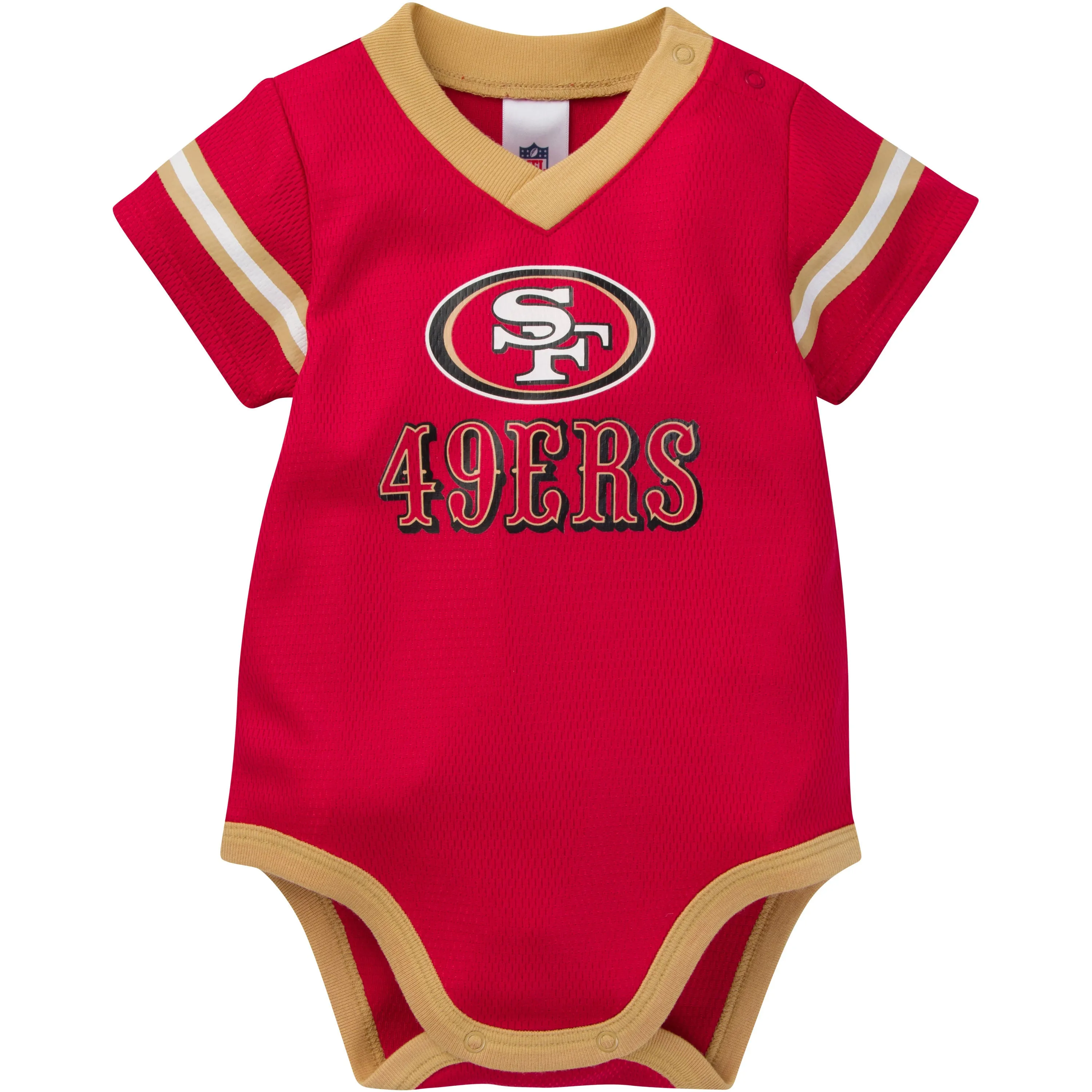 San Francisco 49ers Jersey Style Bodysuit