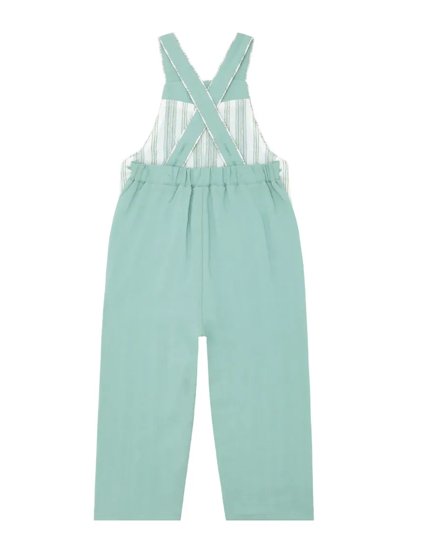 Sea Blue Long Overall