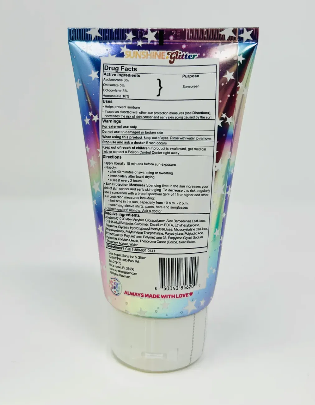 Sea Star Sparkle Cosmic Glitter Sunscreen