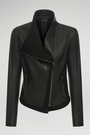 Sophie - Black Leather Jacket