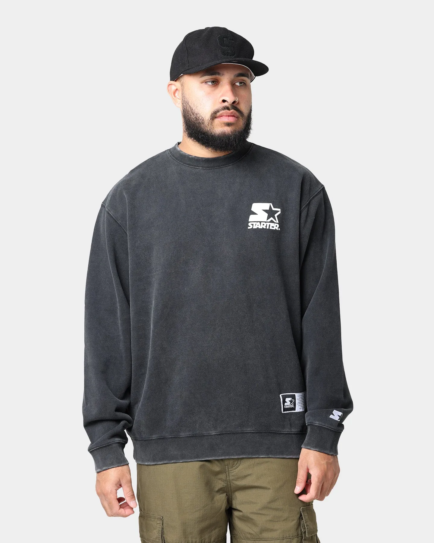 Starter OG Chest Vintage Crewneck Washed Black