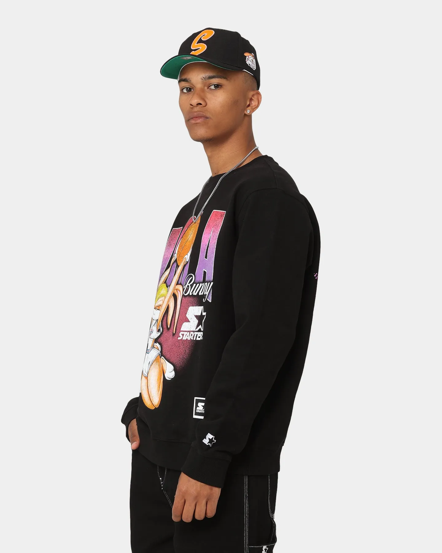 Starter X Space Jam Lola Vintage Crewneck Black