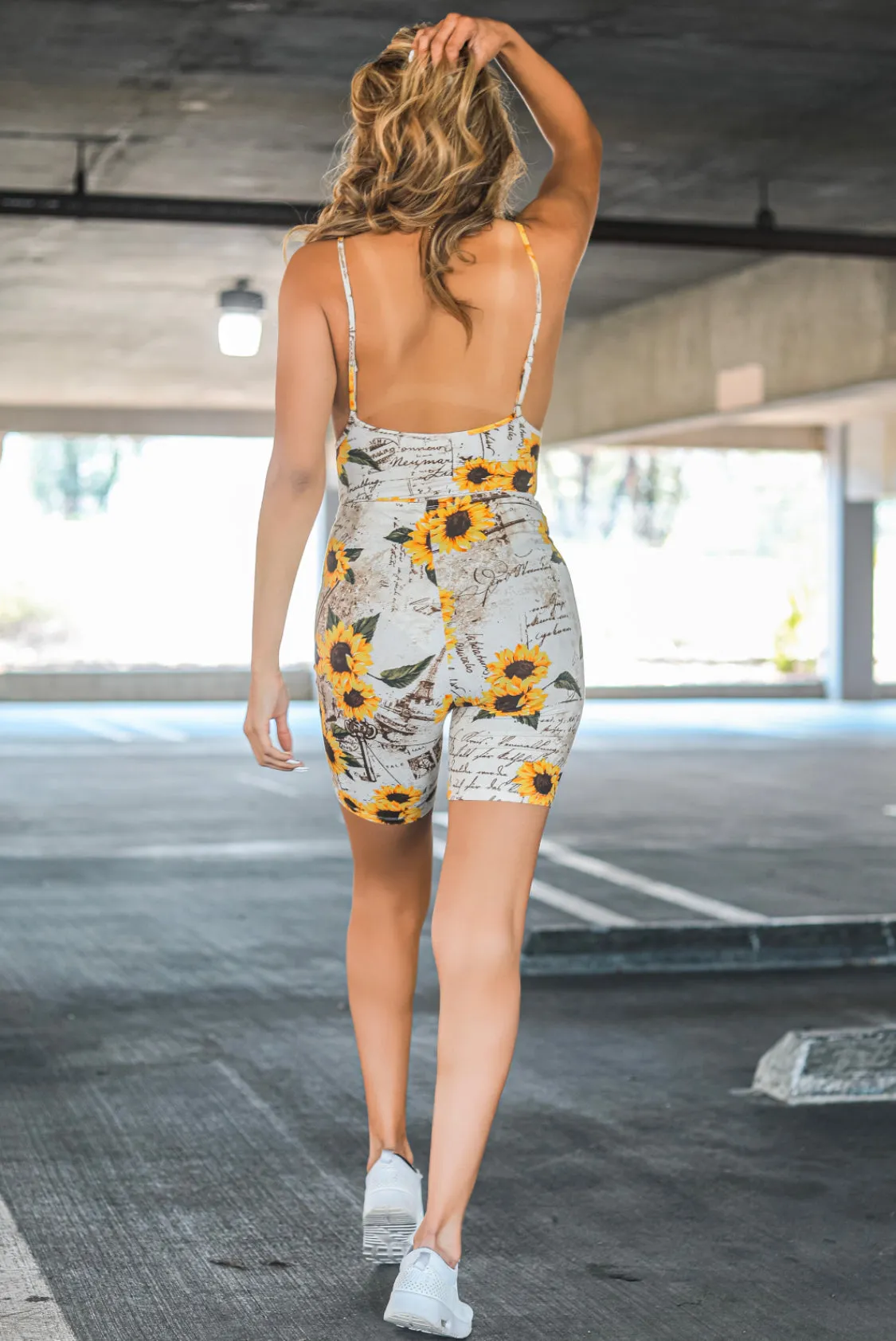 Sunflower Biker Shorts