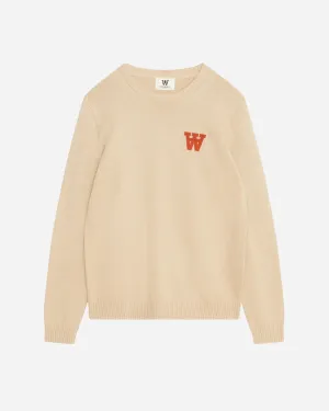 Tay AA CS Patch Melange Jumper - Oyster