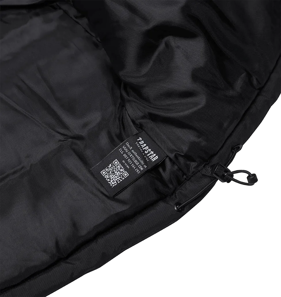 Trapstar Decoded 2.0 Hooded Puffer Jacket Black