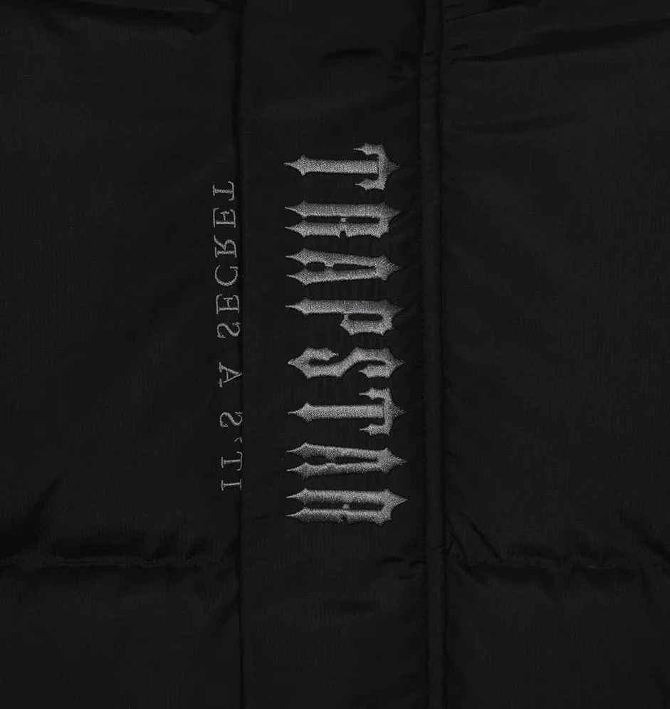 Trapstar Decoded 2.0 Hooded Puffer Jacket Black