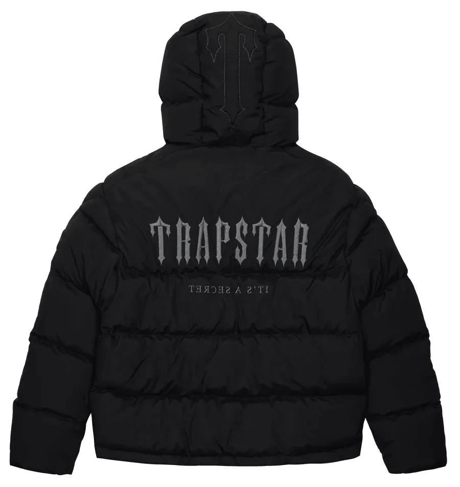 Trapstar Decoded 2.0 Hooded Puffer Jacket Black