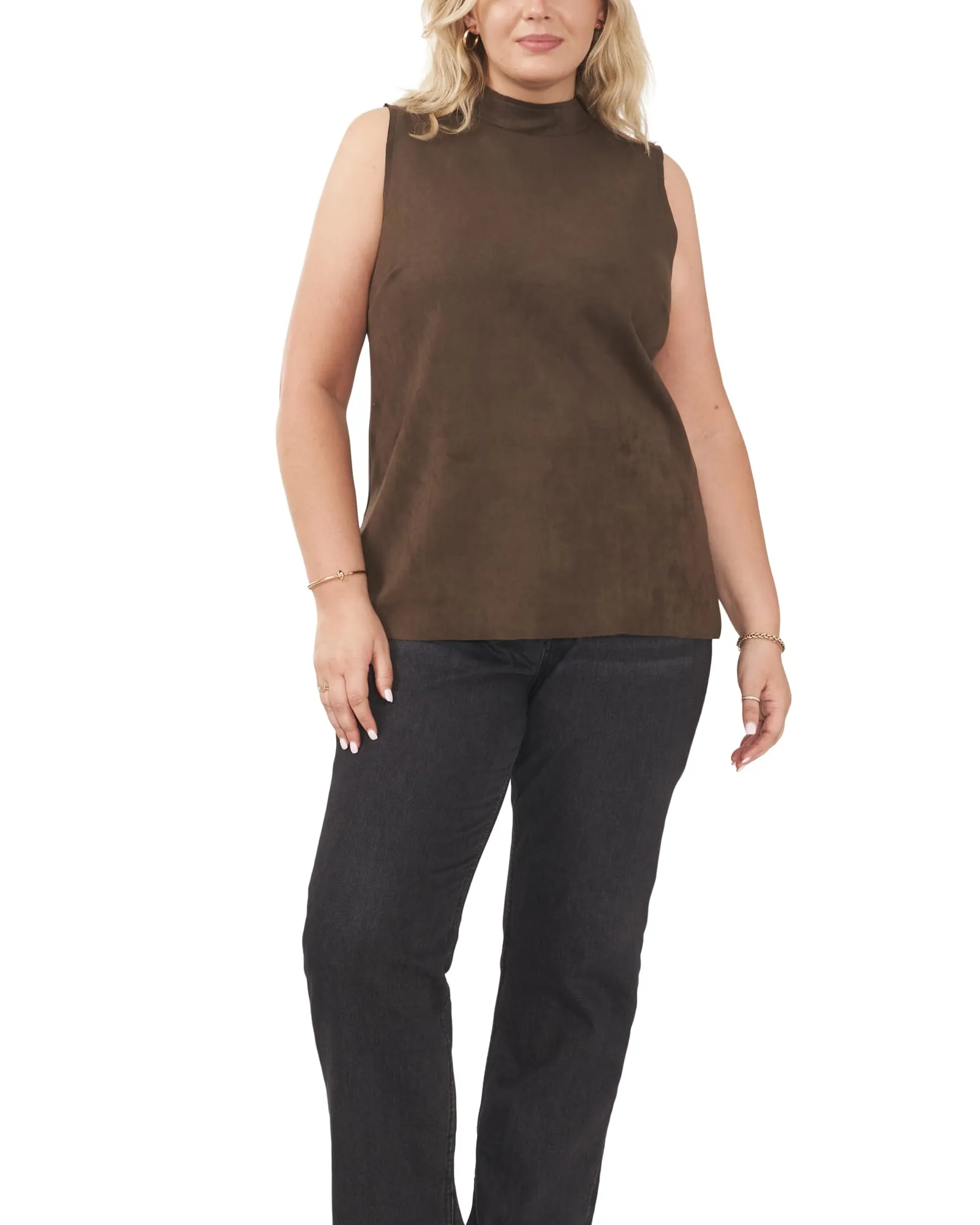Trish Mock Neck Blouse | PINE FOREST 294