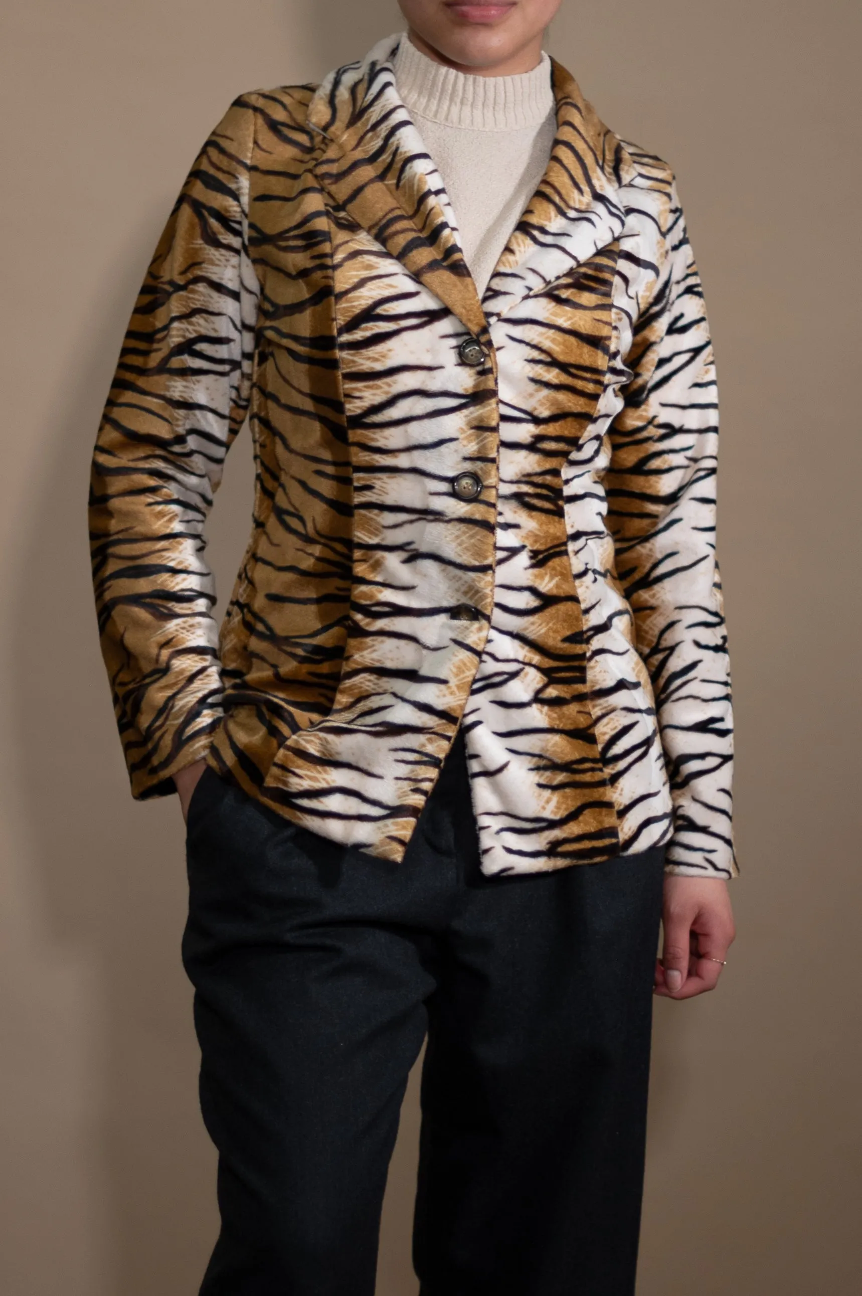 Vintage 90s Animal Print Jacket
