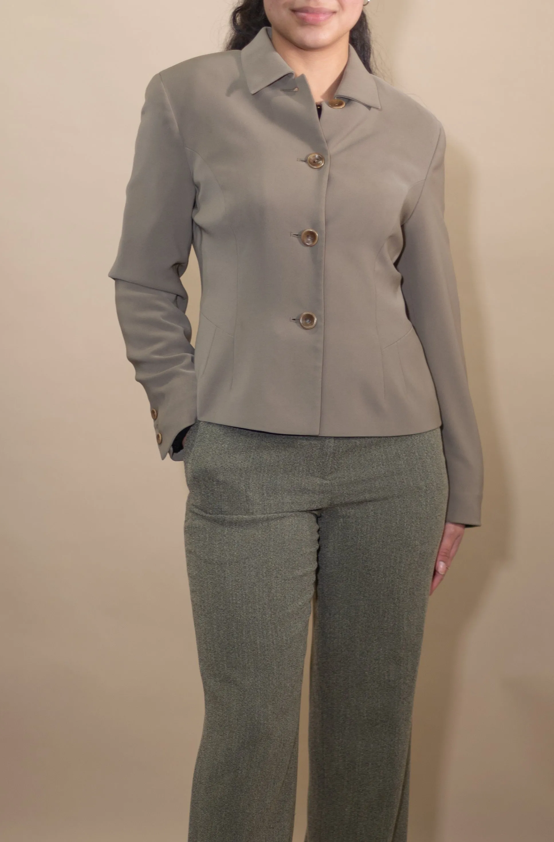 Vintage 90s Brown Blazer